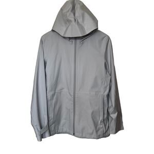 Uniqlo Windbreaker Jacket Women’s Large Gray Windproof Water Resistant Stretch